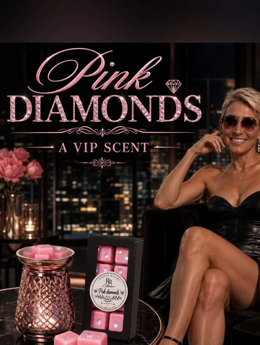 Pink Diamonds Wax Melts - Pink